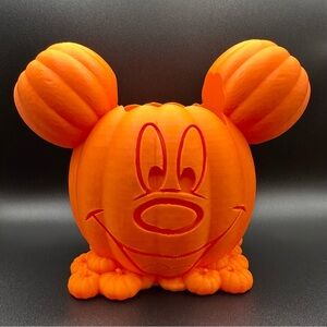 Mickey Mouse Pumpkin 3D Printed Soap Holder for Bath & Body Works Foaming Soap